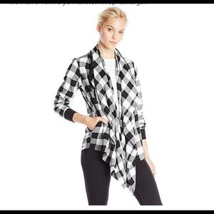 Alternative wrap cardigan flannel